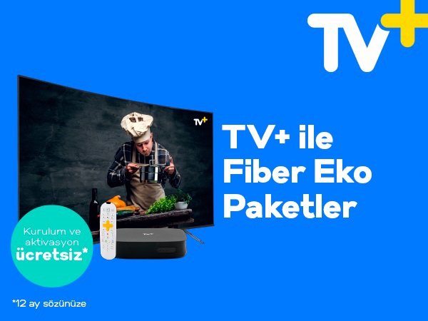 Evde TV+ Keyfi Kampanyası 25 Mbps